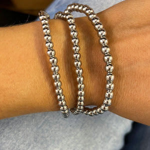Silver Set of 3 Bracelet