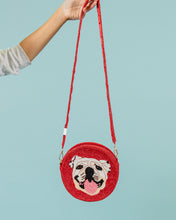 Load image into Gallery viewer, Bulldog Beaded Round Purse