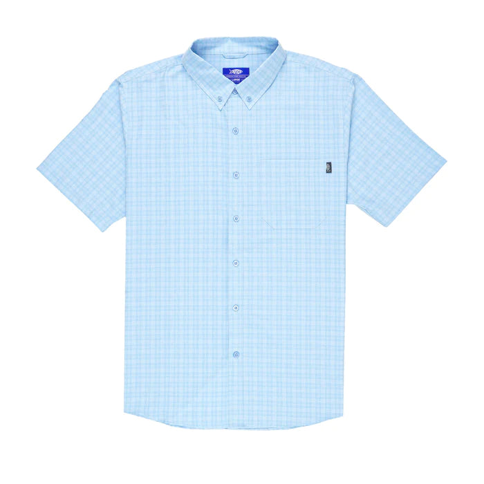 AFTCO Dorsal Button Down Shirt | Airy Blue