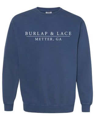 Burlap & Lace Sweatshirt | Pre-Order