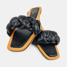 Load image into Gallery viewer, Coleen Braided Sandal | Black