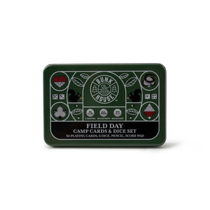 Bunkhouse Field Day Camp Cards and Dice Set