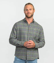 Load image into Gallery viewer, Chesapeake Long Sleeve Flannel | Green Plaid