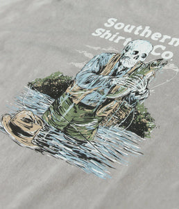 Creek Catch Long Sleeve T-Shirt | Granite