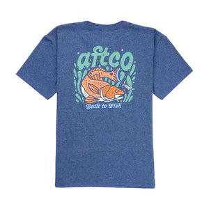 AFTCO Youth Drift T-Shirt | Navy Heather