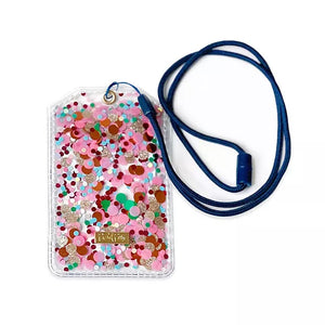 Essential Confetti Badge Holder with Lanyard