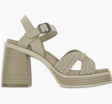 Load image into Gallery viewer, Rayan Braided Strap Heel | Beige