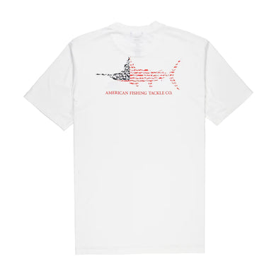 AFTCO Jigfish Americana SS Shirt | White