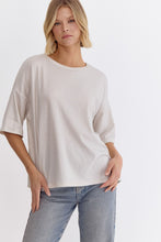 Load image into Gallery viewer, Basic Ribbed Short Sleeve Top
