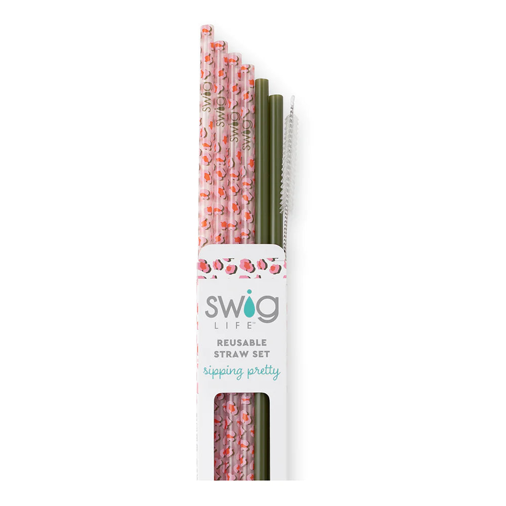On The Prowl Reusable Straw Set