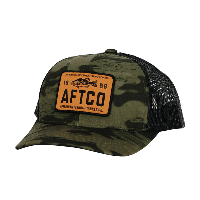 AFTCO Guided Trucker Hat | Oxide Blur Camo