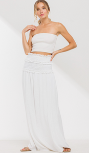 Tory Two Way Wear Maxi Skirt and Dress | Off White