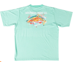 Youth Trout Watercolor Greyton | Chalky Mint