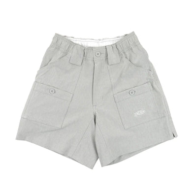 AFTCO Youth Original Stretch Shorts | Silver Heather