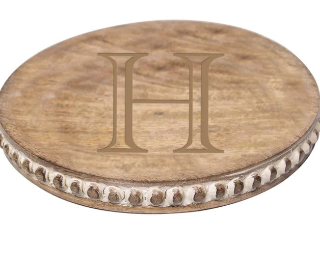 Round Beaded Cutting Board | H