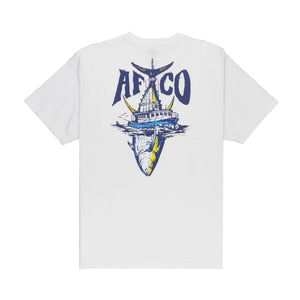 AFTCO Yuge Catch T-Shirt | White