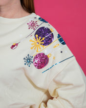 Load image into Gallery viewer, Christmas Ornaments Sequin Sweatshirt