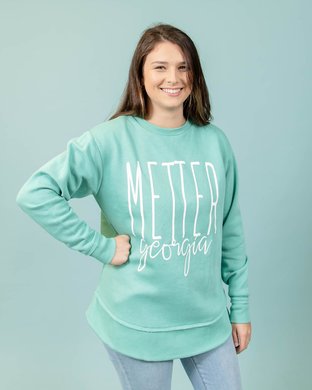Metter Sweatshirt | Mint Green
