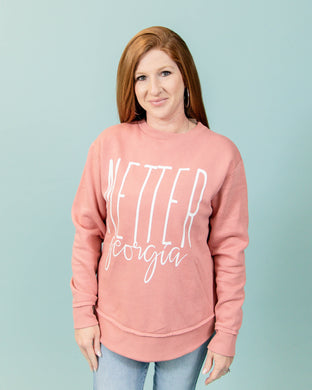 Metter Sweatshirt | Mauve Pink