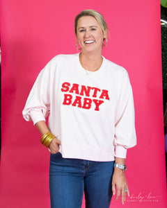Santa Baby Sweatshirt | Pink