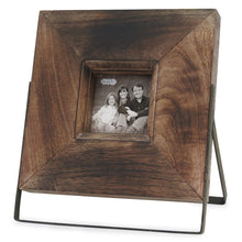 Load image into Gallery viewer, Distressed Wood Square Easel Frame | Large
