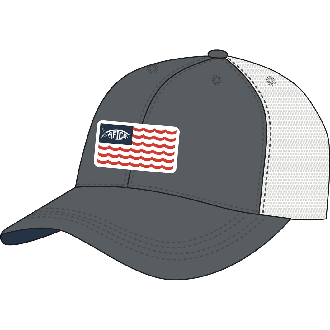 AFTCO Canton Trucker Hat | Charcoal