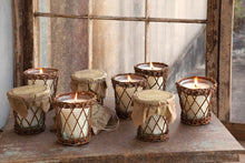 Load image into Gallery viewer, Burlap &amp; Barnwood Candle