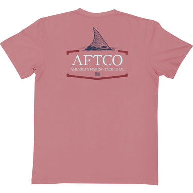AFTCO Men's Tall Tail T-Shirt | Hazy Rose