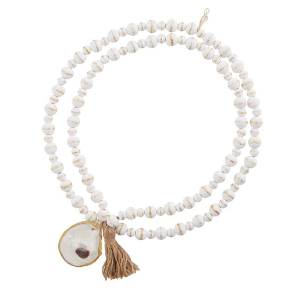 Oyster Decorative Beads | White