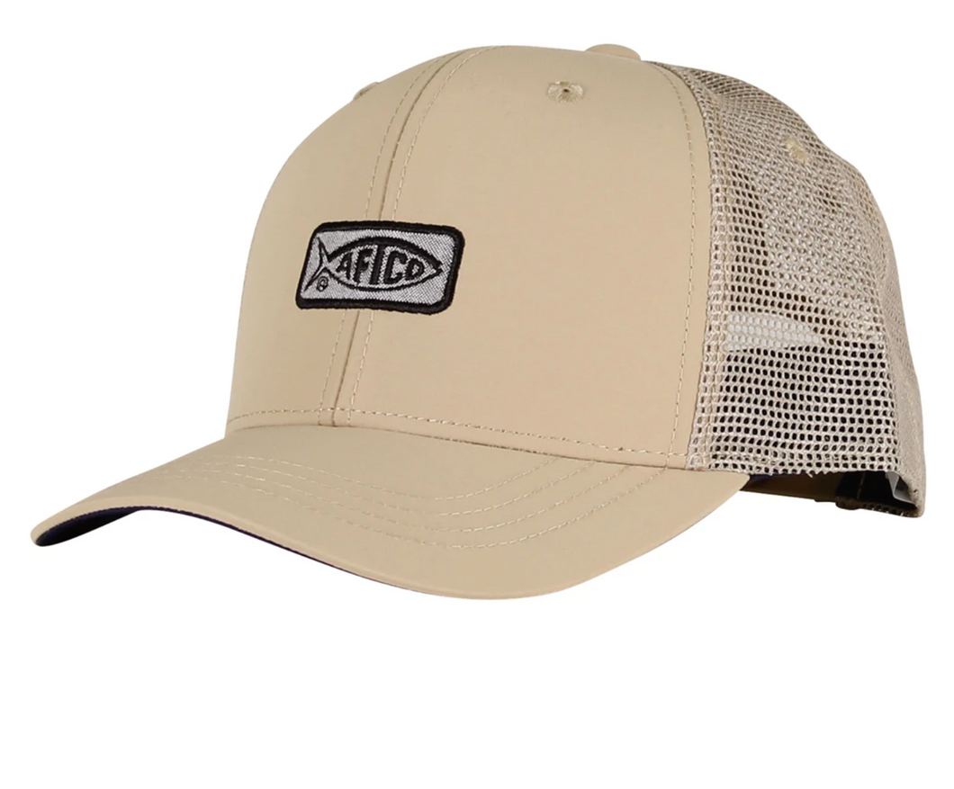 AFTCO Original Fishing Trucker Hat | Khaki