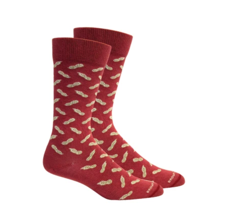 Peanuts Socks | Tibetan Red