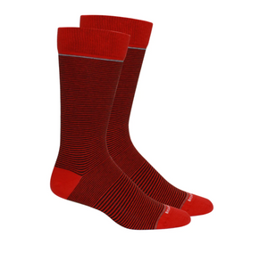 Stand Up Stripe Socks | Red-Black