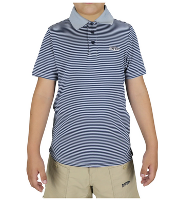AFTCO Youth Divot Performance Shirt | Charcoal