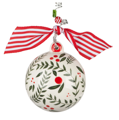 Christmas Holly Ornament