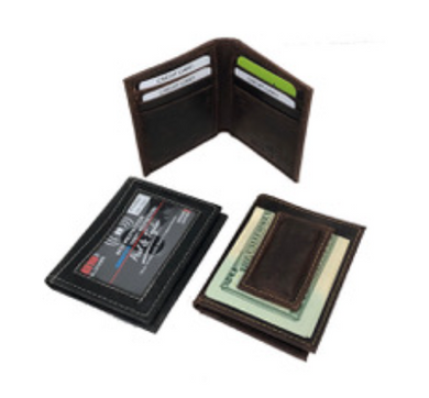 Genuine Leather Money Clip Magnetic Wallet | 51325