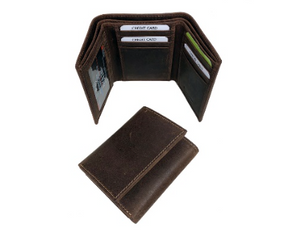 Genuine Leather Tri-Fold Wallet | 51303
