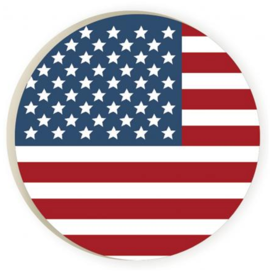 Car Coaster | American Flag