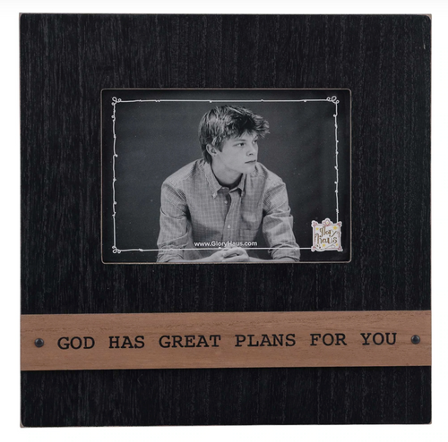 God has Great Plans Picture Frame
