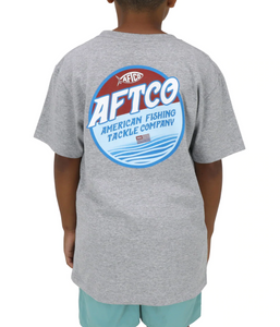 AFTCO Youth Ice Cream T-Shirt | Athletic Heather