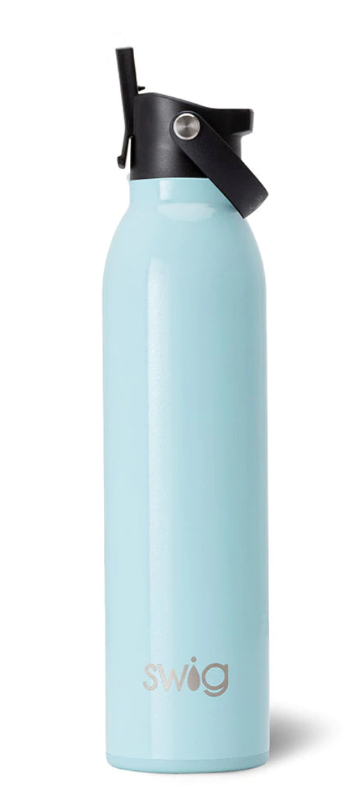 Swig 20 oz Flip & Sip Bottle | Aquamarine