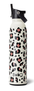 Swig 20 oz Flip & Sip Bottle | Luxy Leopard