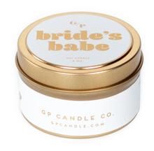 Load image into Gallery viewer, Bride&#39;s Babe Tin Candle | 4 oz.