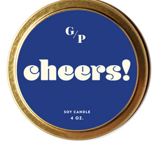 Load image into Gallery viewer, Cheers Tin Candle | 4 oz.