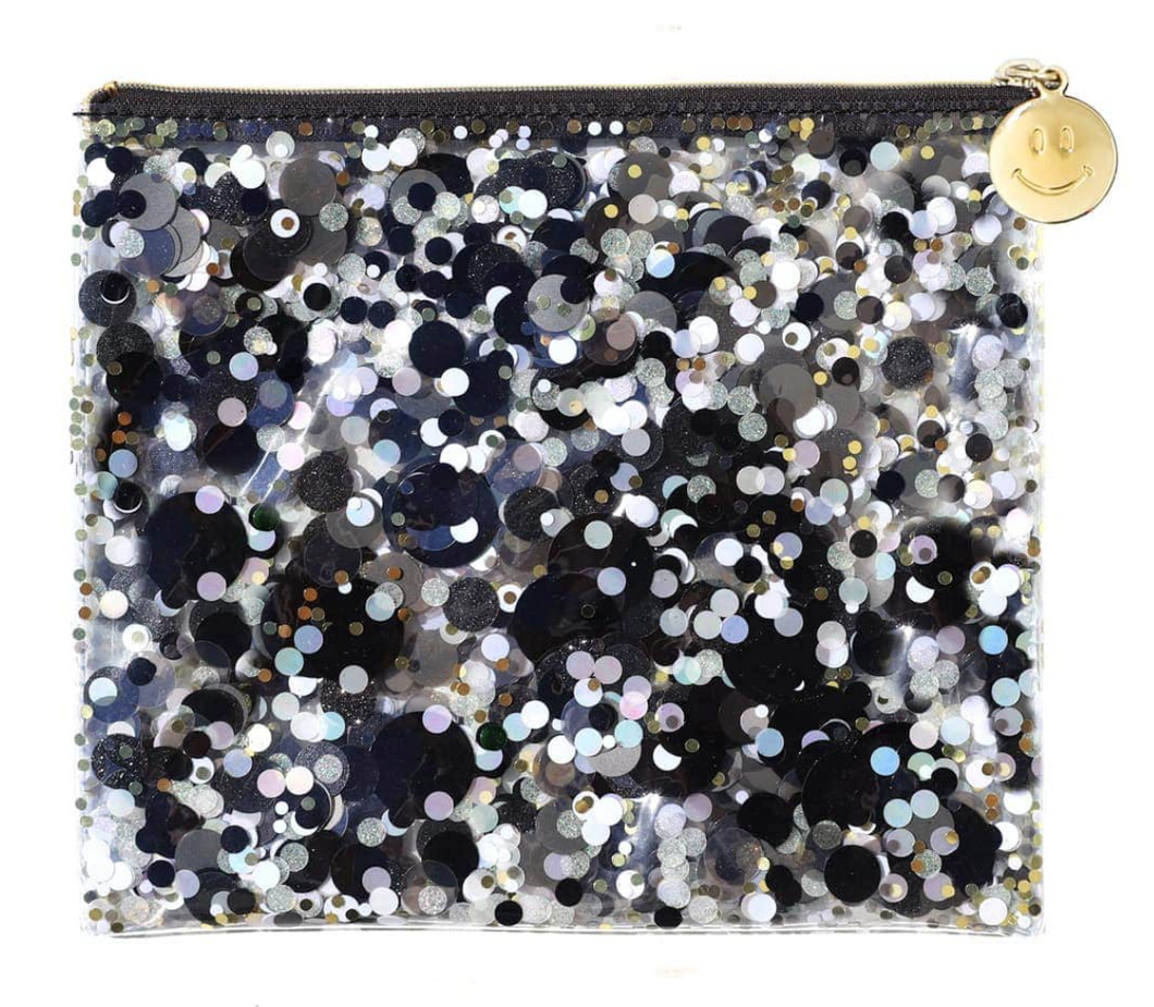 Confetti Everything Pouch | Blackout