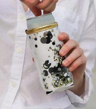 Load image into Gallery viewer, Confetti Skinny Can Cooler | Blackout