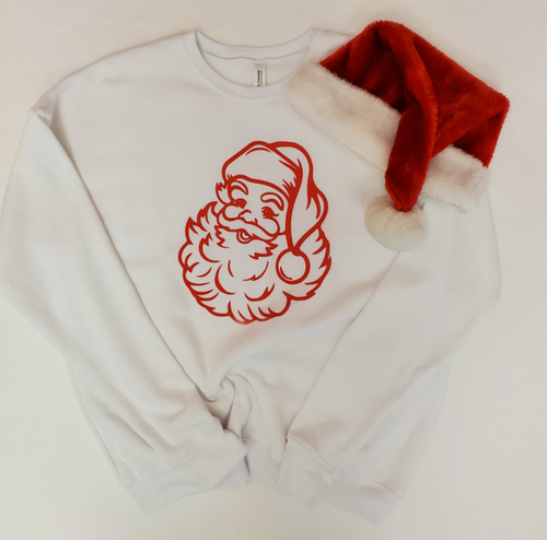 Santa Puff Sweatshirt