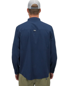 AFTCO Ace Long Sleeve Button Up | Naval