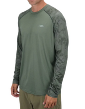 Load image into Gallery viewer, AFTCO Tactical Performance Long Sleeve | Green Acid Camo