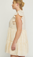 Load image into Gallery viewer, Curvy Wren Gingham Tiered Dress