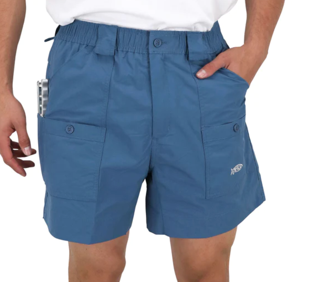 AFTCO Men's Original Fishing Shorts  Space Blue – Burlap & Lace Market &  Coffee Bar